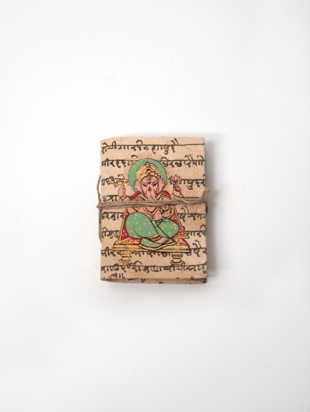 Kleines Notizbuch 'Rani Ki', B 5,5 cm, H 7 cm