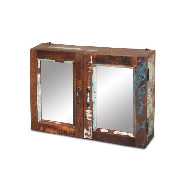 Hängeschrank 'Jarrow' mit Spiegelglastüren, B 70 cm, H 50 cm, L 15 cm