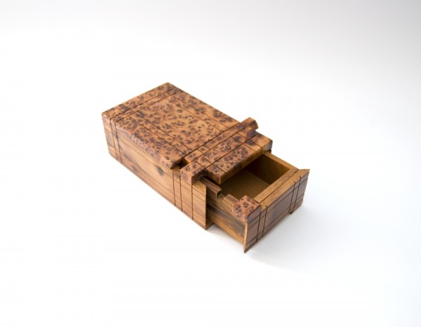 Thuja 'Secret-Box', natur, T 12,5 cm, B 7,5 cm, H 5 cm