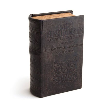 Buch-Tresor "History" klein, L 5 cm, B 11 cm, H 17 cm