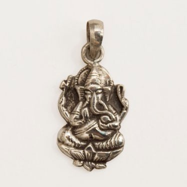 Anhänger "Ganesha", aus echtem 925er Silber, H 1,5 cm