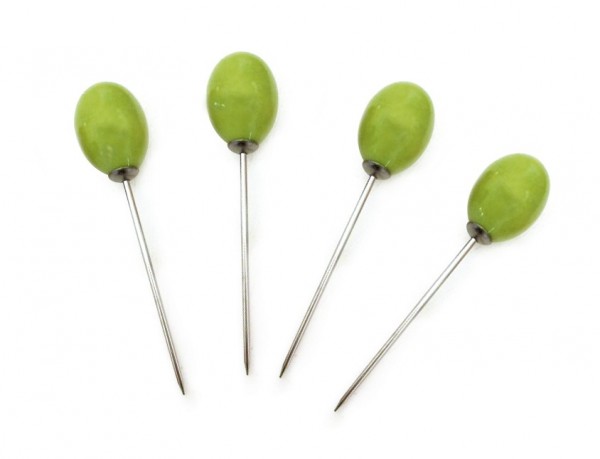 Pieker 'Becco', grün, T 8,5 cm, B 2 cm, H 2 cm