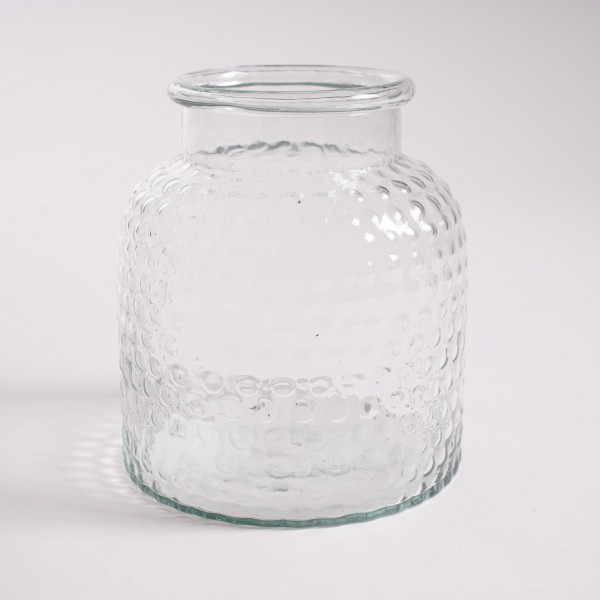 Glasbehälter "Gepunktet", klar, H 20 cm, Ø 16 cm