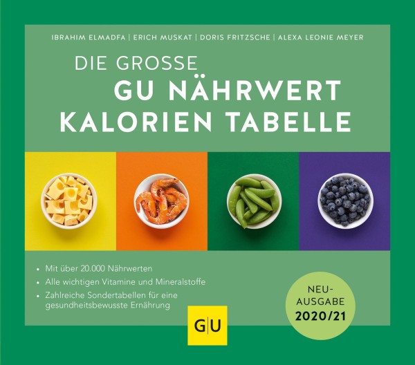 Buch ' Die große GU Nährwert Kalorien Tabelle'