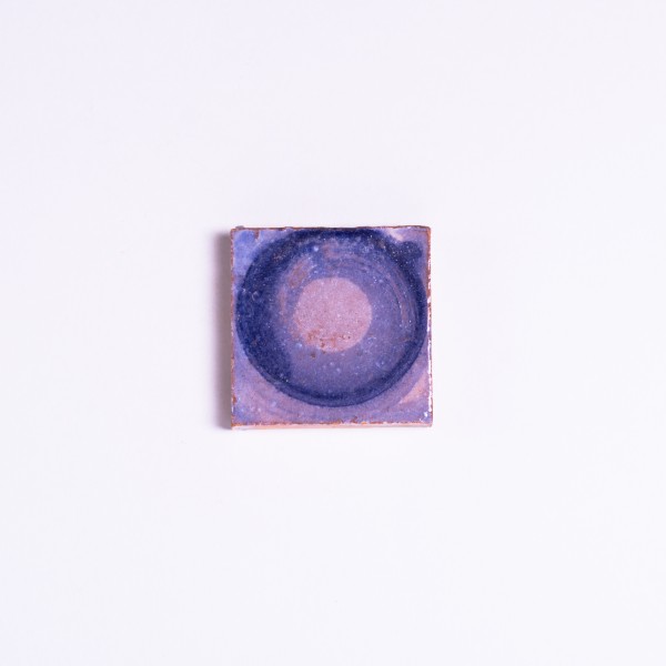 Handglasierte Kachel 'Rond', L 5 cm, B 5 cm