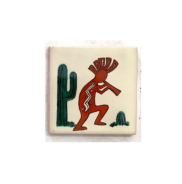 Keramikfliese 'Chamán', multicolor, L 10 cm, B 10 cm, H 0,5 cm