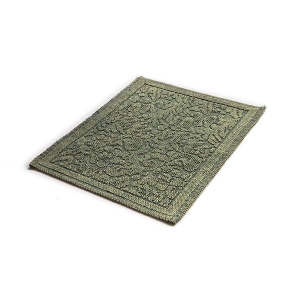 Badematte 'Izmir' aus Baumwolle, grün, 60 x 50 cm & 120 x 70 cm