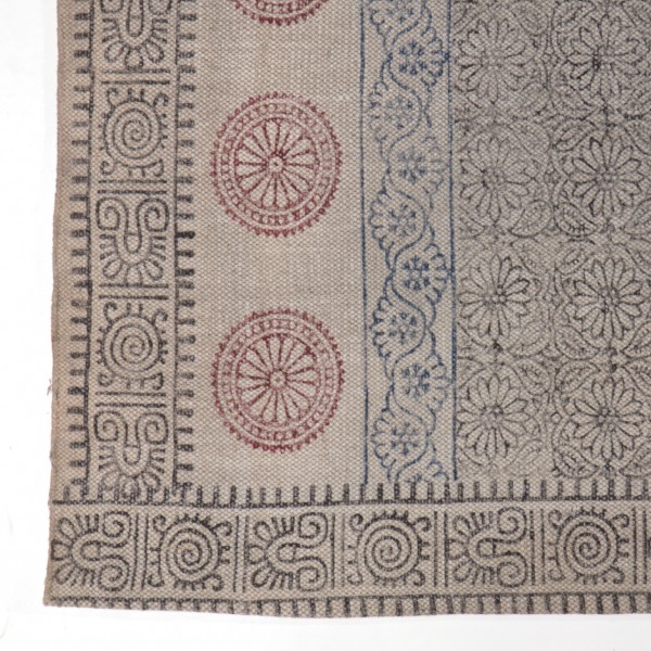 Teppich 'Odisha', handbedruckt, L 200 cm, B 140 cm