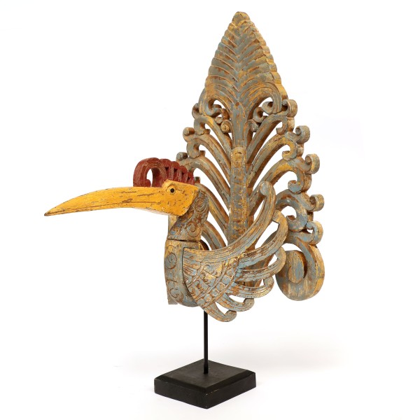 Holz-Figur 'Vogel', multicolor, H 78 cm, B 62 cm, L 45 cm