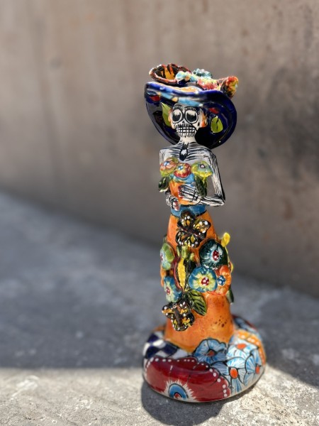 Keramik-Figur 'Pastiselva', multicolor, H 20 cm, Ø 9 cm