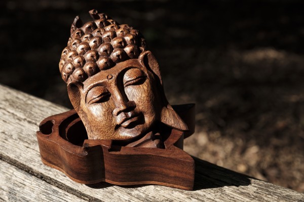 Secret-Box 'Buddha', T 16 cm, B 9 cm, H 6 cm