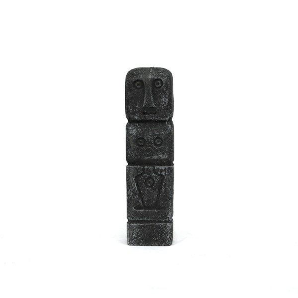 Zementfigur 'Primitif', H 20 cm, B 5 cm, T 5 cm