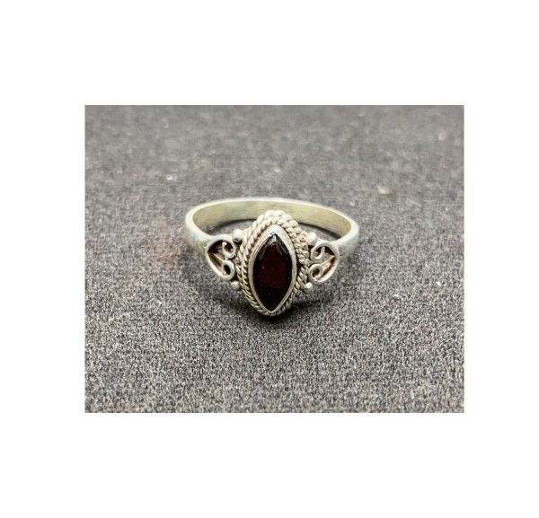 Ring 925 Silber mit Granat