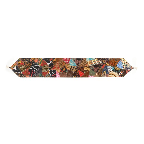 Patchwork Tischläufer, multicolor, L 200 cm, B 35 cm