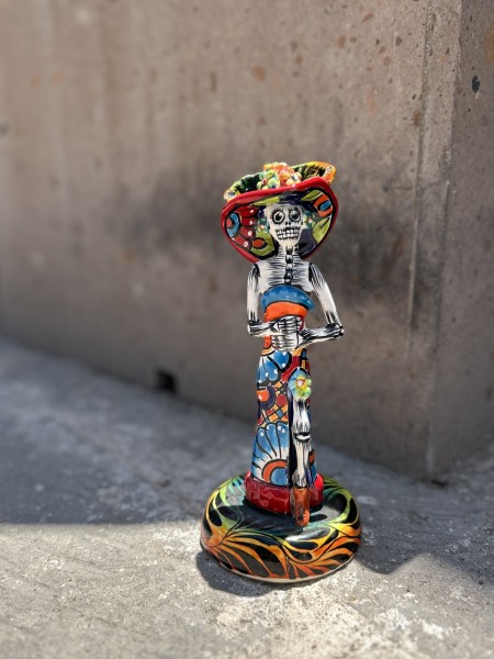 Keramik-Figur 'Conqueta Lisa', multicolor, H 22 cm, Ø 9,5 cm