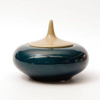 Deckelgefäß 'Vase Quin', Ø 15 cm, H 11 cm