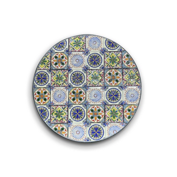 Mosaiktisch 'Ailin', multicolor, Ø 60 cm, H 72 cm