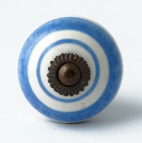 Keramik Möbelknopf, handglasiert, Ø 4 cm