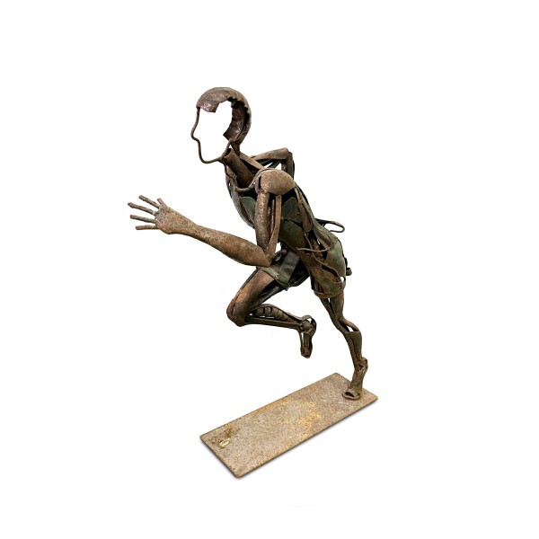 Skulptur 'Mensch', H 51 cm, B 44 cm, L 17 cm